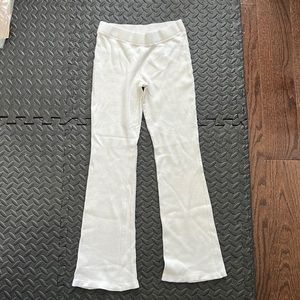 Aritzia Wilfred Waffle Flare pants
